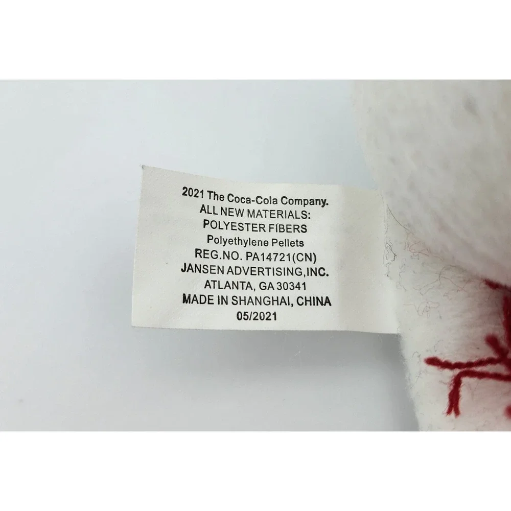 Coca-Cola White Polar‎ Bear Red Scarf 4